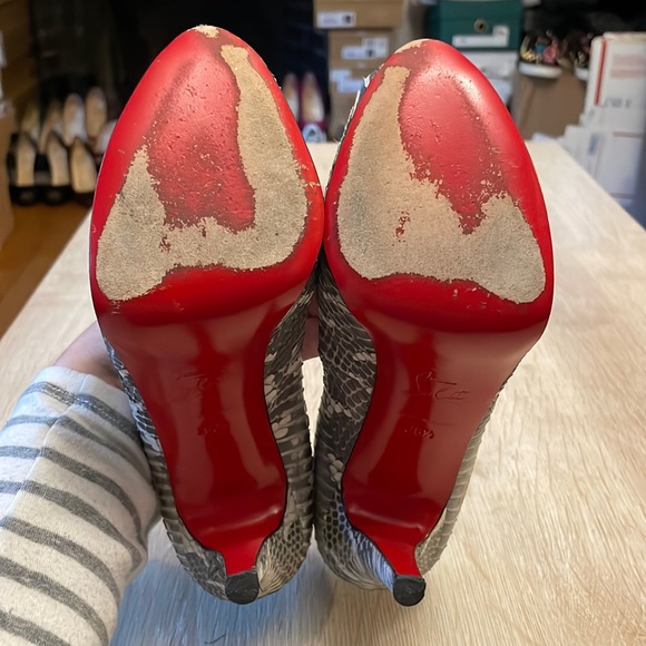 Louboutin Hyper Prive 120MM in Watersnake - 36.5 - Picture 8 of 9